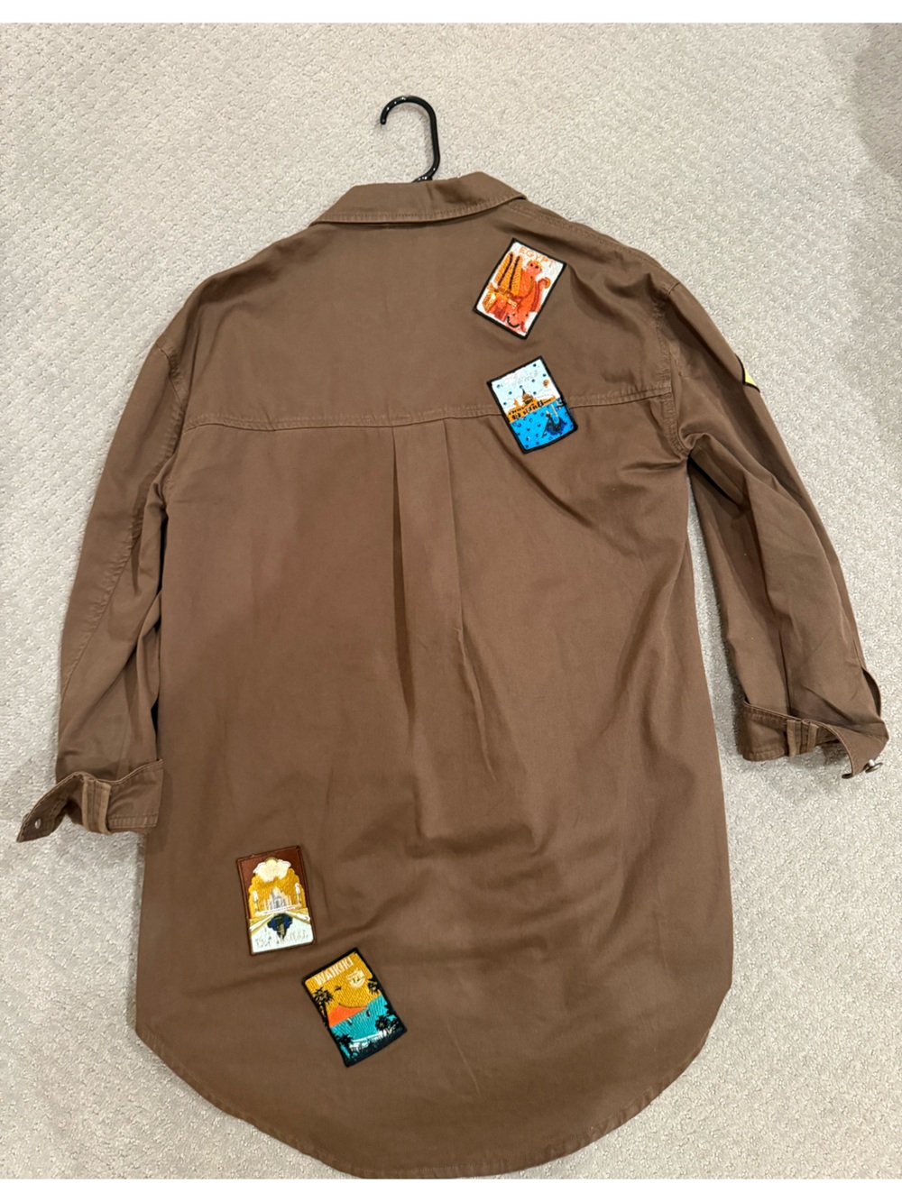 Cinq à Sept Vera “Around the World” Stretch Cotton Utility Jacket (XS/s) ($695) - Picture 3 of 3